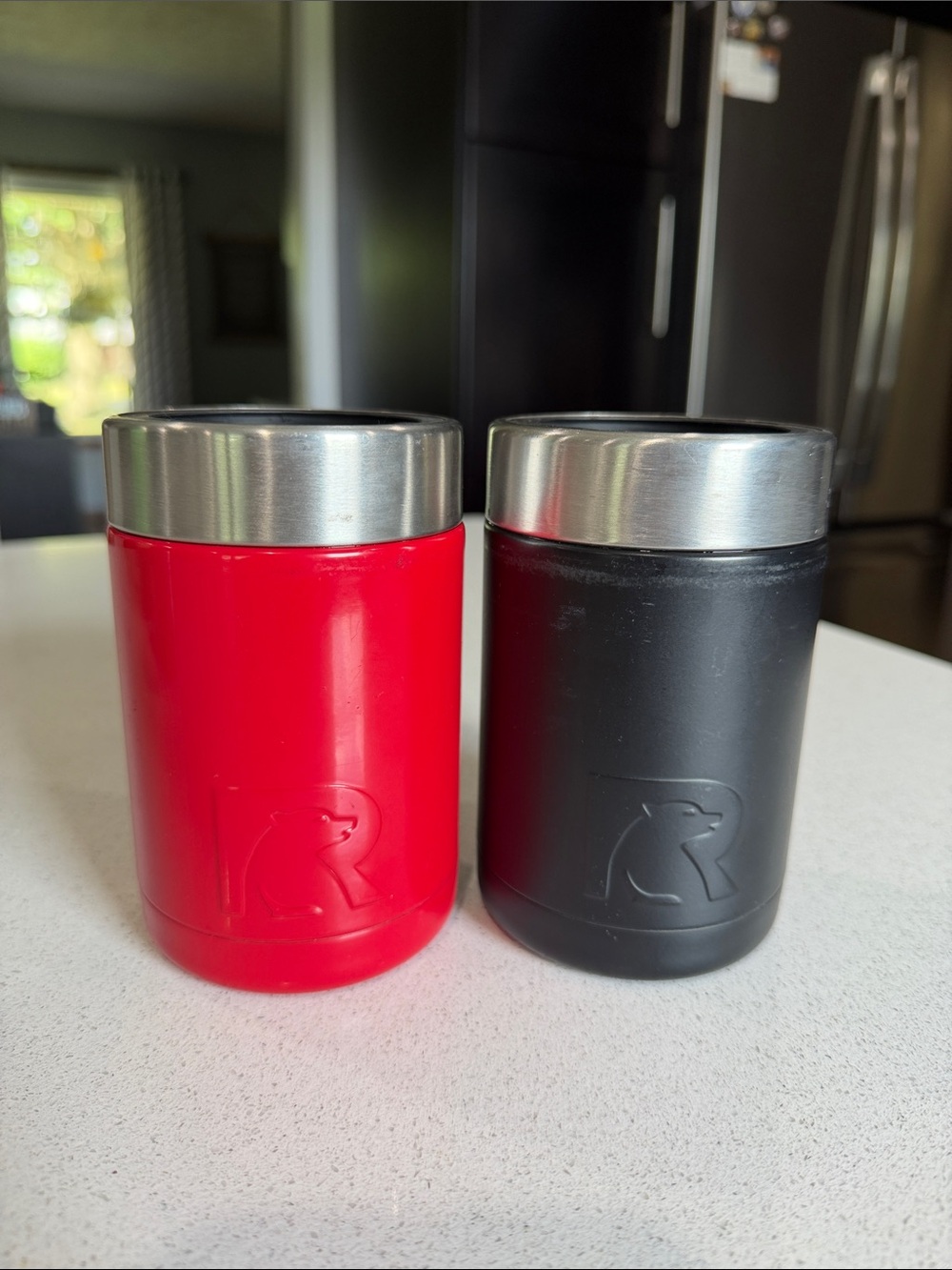 RTIC Insulated Can Coolers - Red and Black Set